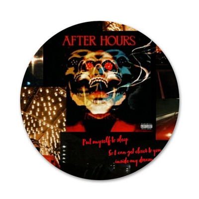 The Weeknd After Hours märgi prossnõel Aksessuaarid riiete jaoks Seljakoti kaunistus kingitus 58 mm