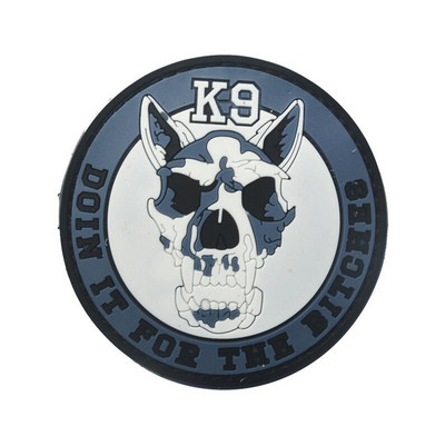 Američka vojska One Generation 3D ljepilo K9 službeni pas i gumena divlja 3D naljepnica PVC naljepnica