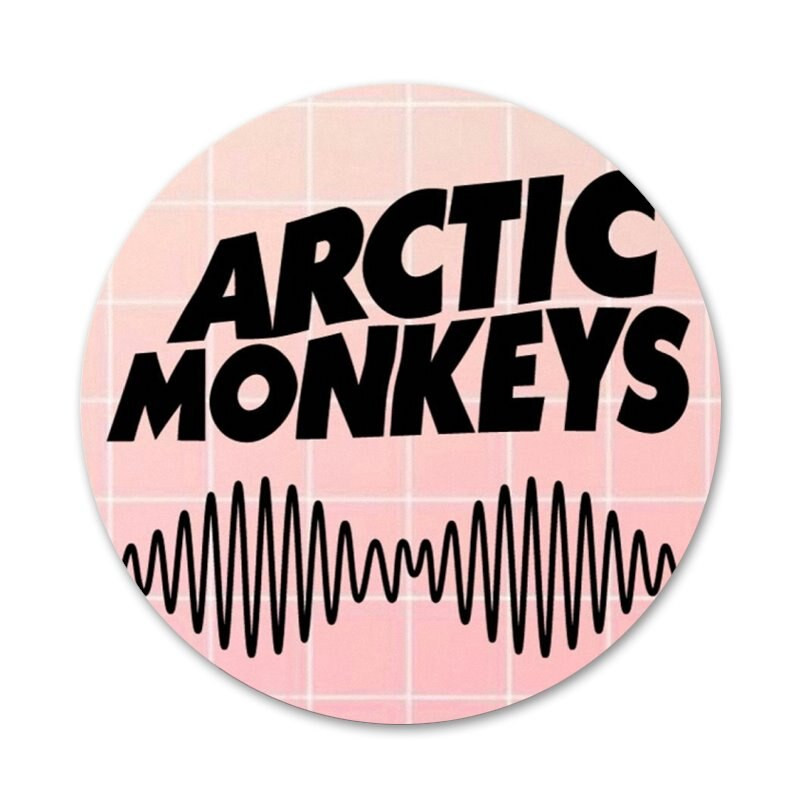 58 mm Arctic Monkeys Ikone Igle Dekoracija znački Broševi Metalne značke za odjeću Dekoracija ruksaka