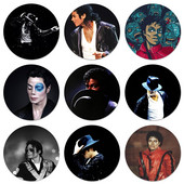 58 mm karštų šokių Michael Jackson piktogramos Smeigtukai Ženkliuko dekoravimas Sagės Metaliniai ženkleliai kuprinei papuošti