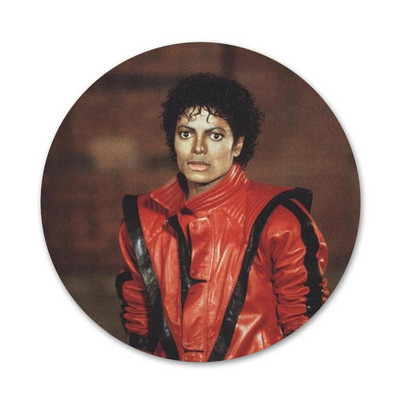 58 mm karštų šokių Michael Jackson piktogramos Smeigtukai Ženkliuko dekoravimas Sagės Metaliniai ženkleliai kuprinei papuošti