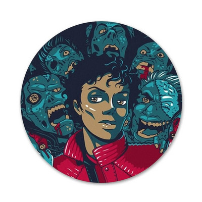 58 mm karštų šokių Michael Jackson piktogramos Smeigtukai Ženkliuko dekoravimas Sagės Metaliniai ženkleliai kuprinei papuošti