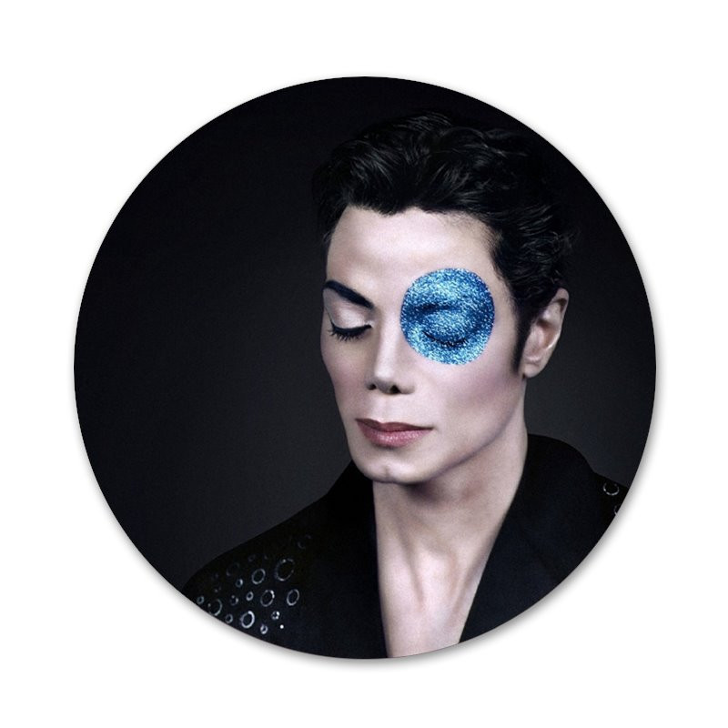 58 mm karštų šokių Michael Jackson piktogramos Smeigtukai Ženkliuko dekoravimas Sagės Metaliniai ženkleliai kuprinei papuošti
