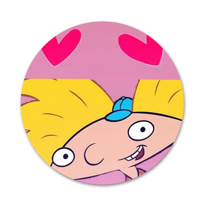 58mm Hey Arnold Icons Pins Διακοσμητικό σήμα Καρφίτσες Μεταλλικές κονκάρδες για ρούχα Διακόσμηση σακιδίου πλάτης