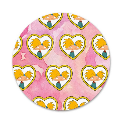 58mm Hey Arnold Icons Pins Διακοσμητικό σήμα Καρφίτσες Μεταλλικές κονκάρδες για ρούχα Διακόσμηση σακιδίου πλάτης