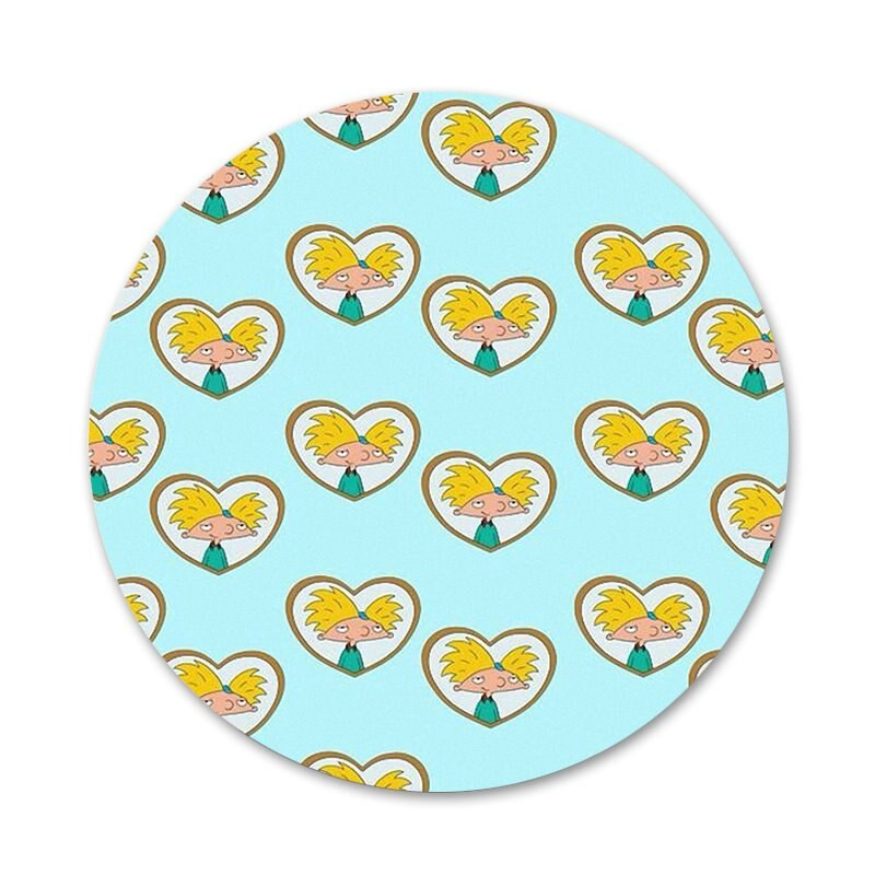 58mm Hey Arnold Icons Pins Διακοσμητικό σήμα Καρφίτσες Μεταλλικές κονκάρδες για ρούχα Διακόσμηση σακιδίου πλάτης