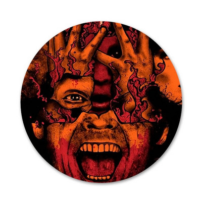 Naujas pristatymas Spindintis Stanley Kubricko filmo ženklelis Sagės smeigtukas Priedai drabužiams Kuprinės papuošimo dovana