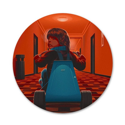 Naujas pristatymas Spindintis Stanley Kubricko filmo ženklelis Sagės smeigtukas Priedai drabužiams Kuprinės papuošimo dovana