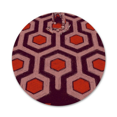 Naujas pristatymas Spindintis Stanley Kubricko filmo ženklelis Sagės smeigtukas Priedai drabužiams Kuprinės papuošimo dovana