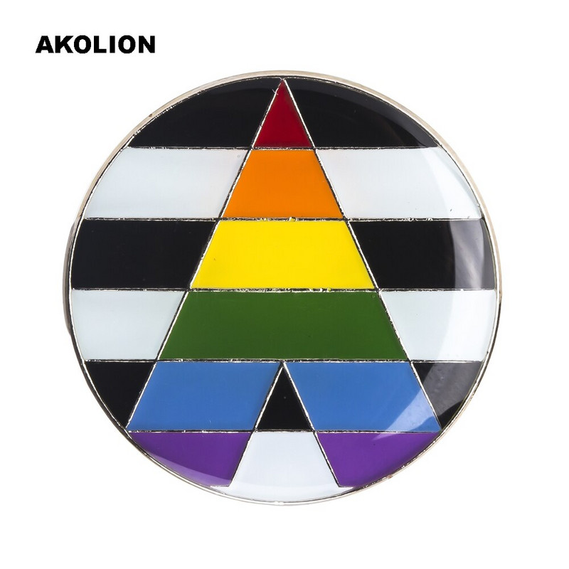 10 komada puno Pride Rainbow Flag Rozet Metal Chapas Metalicas Pins Icon Ruksak Broš za poklon