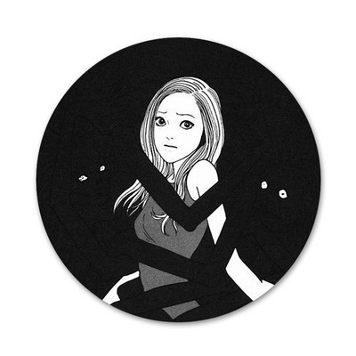 58mm Horror Comic junji ito Tomie Tees Icons Pins Insignă Decorare Broșe Insigne metalice pentru decorarea rucsacului