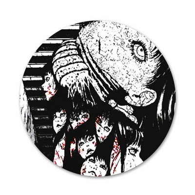 58mm Horror Comic junji ito Tomie Tees Icons Pins Insignă Decorare Broșe Insigne metalice pentru decorarea rucsacului
