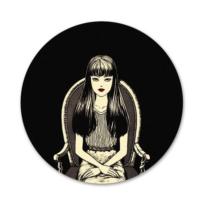 58mm Horror Comic junji ito Tomie Tees Icons Pins Insignă Decorare Broșe Insigne metalice pentru decorarea rucsacului