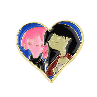 E3687 Multifilm Naljakas südamenõel Märgid Koerad Emailnõelad Tüdrukutele Prossid riietele Kott Reväärinõelad Seljakott Märk Meestele Ehted Kingitus