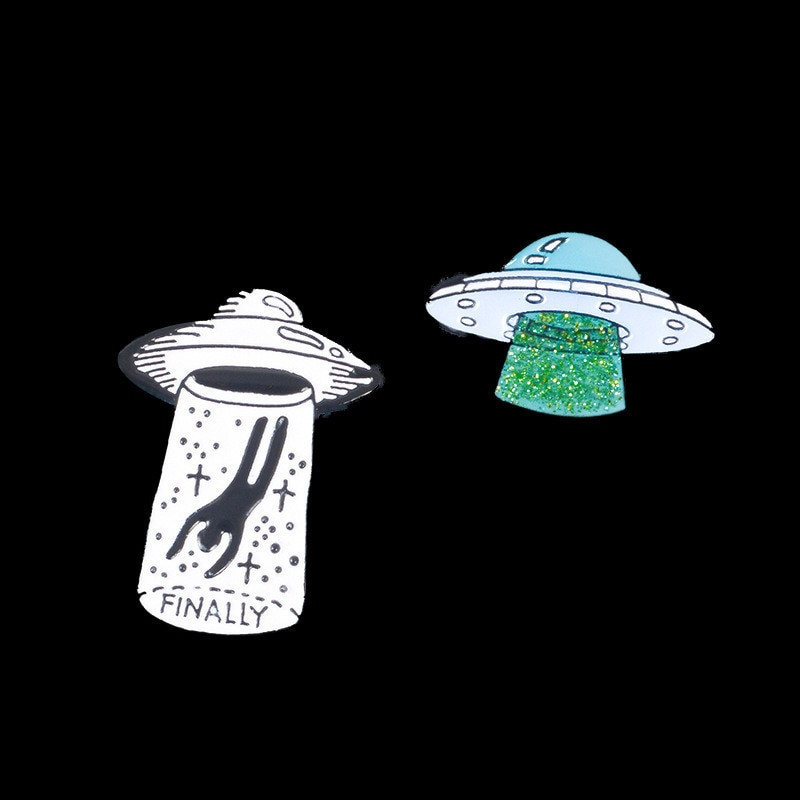 UFO Drop Oil Multifilm Tulnukas Pross emailnõel kosmoselaeva märk rakett kosmosenõel tulevikumaailma seiklus kingitus Tasuta kohaletoimetamine