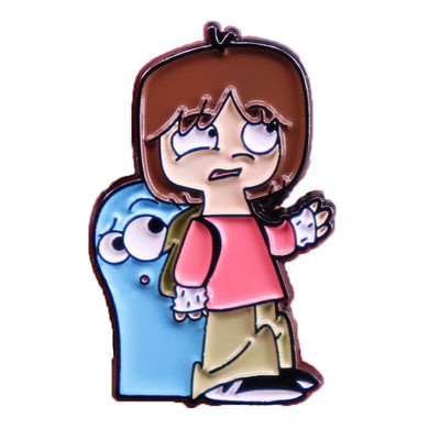 AD2147 Σήματα κινουμένων σχεδίων σε σακίδιο χαριτωμένα πράγματα Καρφίτσες Σήματα για ρούχα Σήματα Καρφίτσες από σμάλτο για σακίδια πλάτης Ρούχα Καρφίτσα πέτο