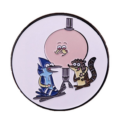 AD2147 Σήματα κινουμένων σχεδίων σε σακίδιο χαριτωμένα πράγματα Καρφίτσες Σήματα για ρούχα Σήματα Καρφίτσες από σμάλτο για σακίδια πλάτης Ρούχα Καρφίτσα πέτο