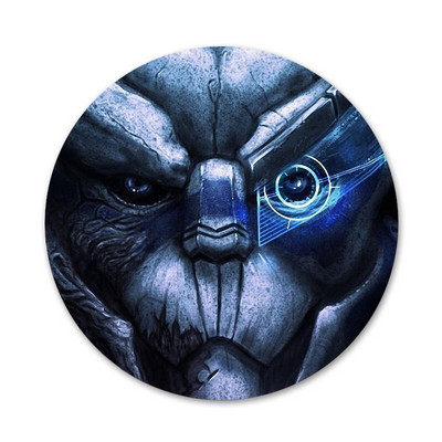 Garrus Vakarian Mass Effect Badge Sagės Smeigtukai Priedai drabužiams Kuprinės papuošimo dovana