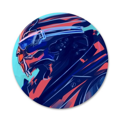 Garrus Vakarian Mass Effect Badge Sagės Smeigtukai Priedai drabužiams Kuprinės papuošimo dovana