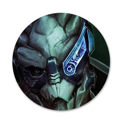 Garrus Vakarian Mass Effect Badge Sagės Smeigtukai Priedai drabužiams Kuprinės papuošimo dovana