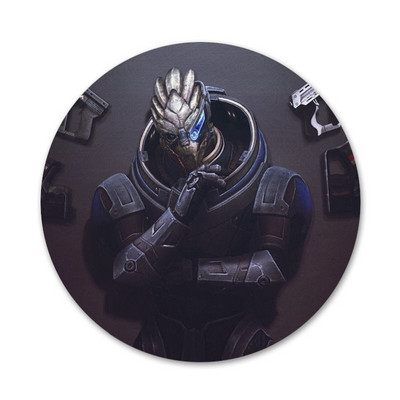 Garrus Vakarian Mass Effect Badge Sagės Smeigtukai Priedai drabužiams Kuprinės papuošimo dovana