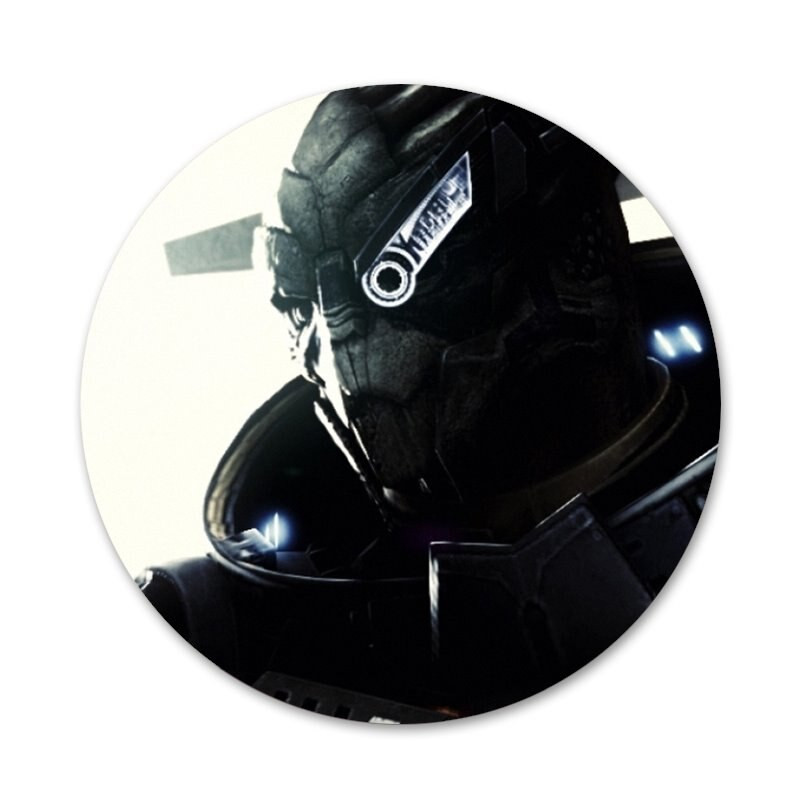 Garrus Vakarian Mass Effect Badge Sagės Smeigtukai Priedai drabužiams Kuprinės papuošimo dovana