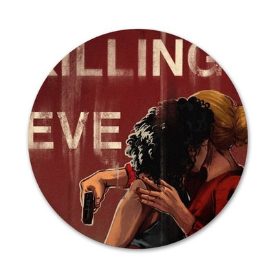 Hot Killing Eve Piktogramos Smeigtukai Ženkliuko papuošimas Sagės Metaliniai ženkleliai drabužiams Kuprinės puošimas