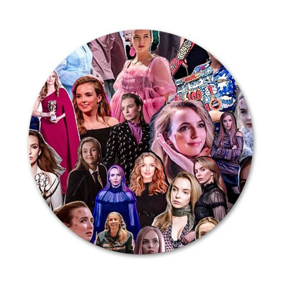 Hot Killing Eve Piktogramos Smeigtukai Ženkliuko papuošimas Sagės Metaliniai ženkleliai drabužiams Kuprinės puošimas