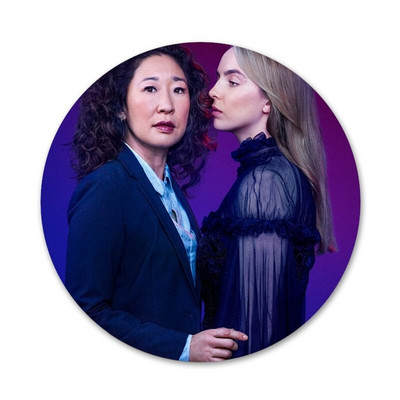Hot Killing Eve Piktogramos Smeigtukai Ženkliuko papuošimas Sagės Metaliniai ženkleliai drabužiams Kuprinės puošimas