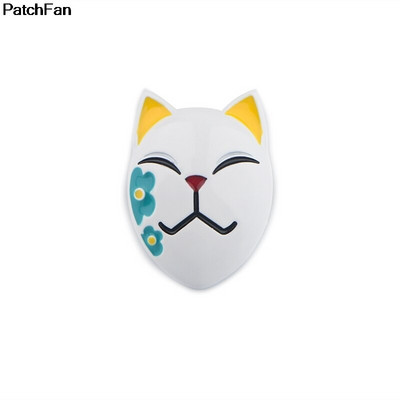 A3332 Patchfan Cosplay Mačka Maska Značka Skupljajte crtane ruksake Torbe Značke Gumbi Broš Igle