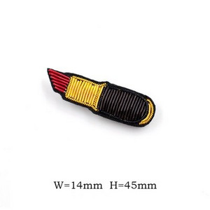 Käsitsi tikitud huule/ümbriku/vihmavarju märgid Käepaela aplikatsioon mantli pükste koti prossi jaoks