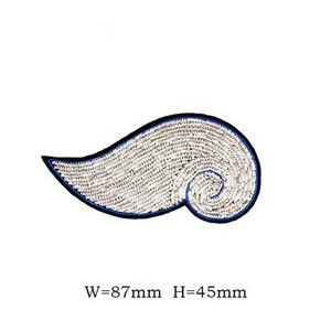 Käsitsi tikitud huule/ümbriku/vihmavarju märgid Käepaela aplikatsioon mantli pükste koti prossi jaoks