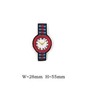 Käsitsi tikitud huule/ümbriku/vihmavarju märgid Käepaela aplikatsioon mantli pükste koti prossi jaoks