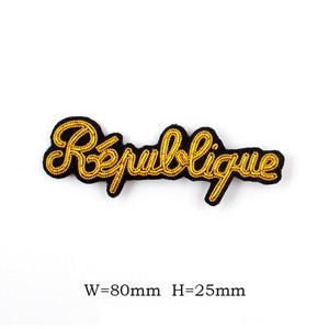 Käsitsi tikitud huule/ümbriku/vihmavarju märgid Käepaela aplikatsioon mantli pükste koti prossi jaoks