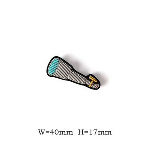 Käsitsi tikitud huule/ümbriku/vihmavarju märgid Käepaela aplikatsioon mantli pükste koti prossi jaoks