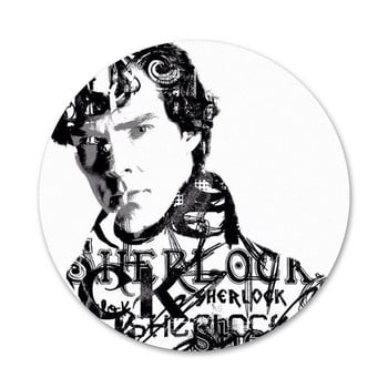 Sherlock Moriartee 221B Значка Брошка Аксесоари за игли за дрехи Декорация на раница Подарък 58 мм