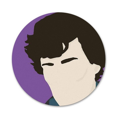 Sherlock Moriartee 221B rinnamärk prossnõel Aksessuaarid riietele Seljakoti kaunistus kingitus 58mm