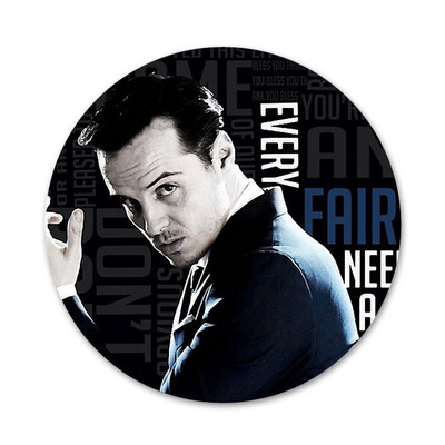 Sherlock Moriartee 221B rinnamärk prossnõel Aksessuaarid riietele Seljakoti kaunistus kingitus 58mm