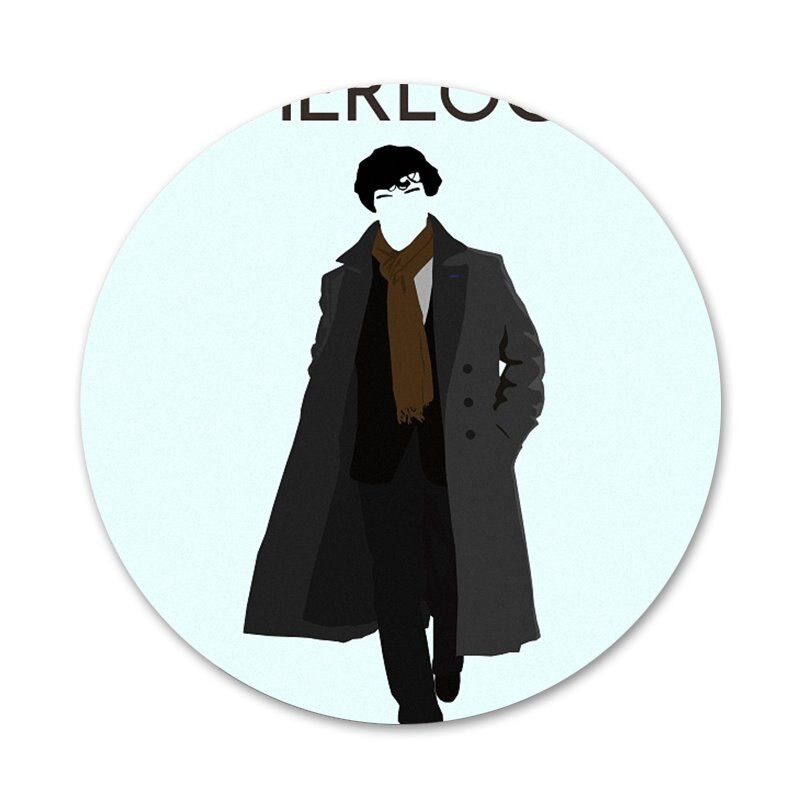 Sherlock Moriartee 221B rinnamärk prossnõel Aksessuaarid riietele Seljakoti kaunistus kingitus 58mm