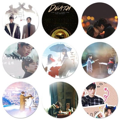 Goblin Korean Drama Icons Καρφίτσες Διακόσμηση Badge Καρφίτσες Μεταλλικές κονκάρδες για Ρούχα Διακόσμηση σακιδίου πλάτης