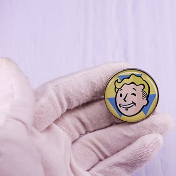 C1974 Fallout Vault Boy бутон значка забавна игра игли унисекс якета раница аксесоар