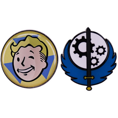 C1974 Fallout Vault Boy κουμπιά κουμπιά καρφίτσες παιχνίδι unisex αξεσουάρ σακίδιο πλάτης