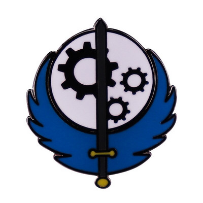 C1974 Fallout Vault Boy značka s gumbom igle za smiješnu igru unisex jakne dodatak za ruksak