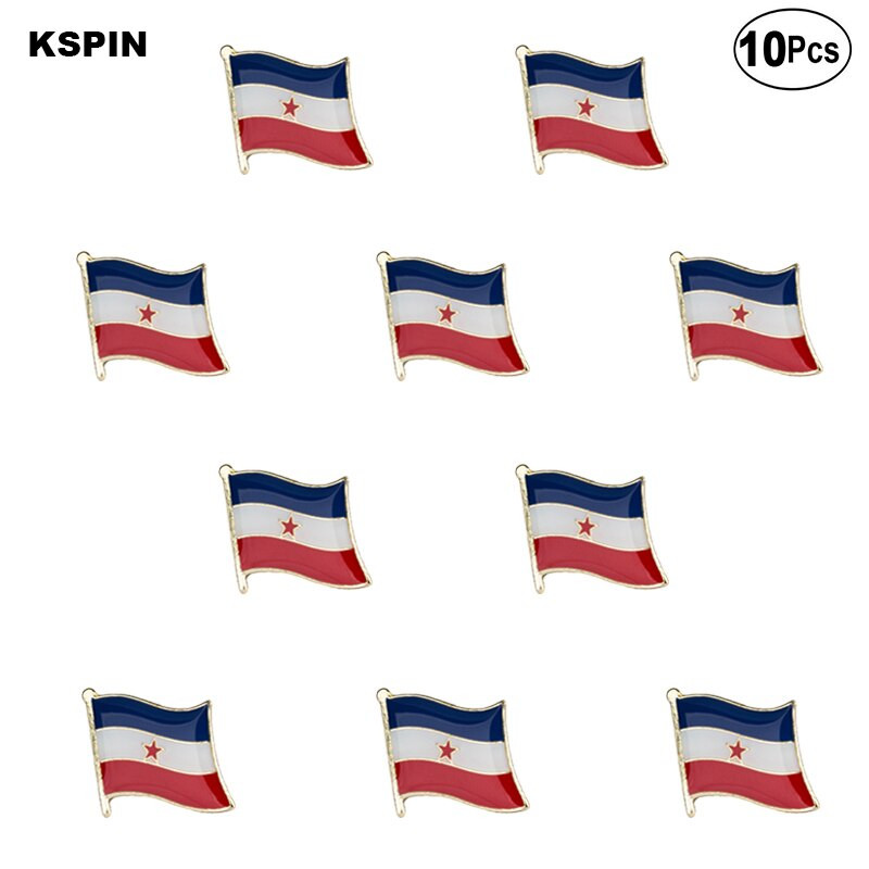 10 tk. partii Nepali lipp Reväärinõel Lipumärk Pross Nõelad Märgid