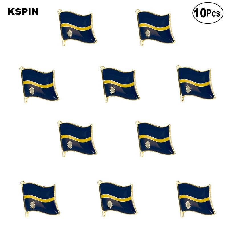 10 tk. partii Nepali lipp Reväärinõel Lipumärk Pross Nõelad Märgid