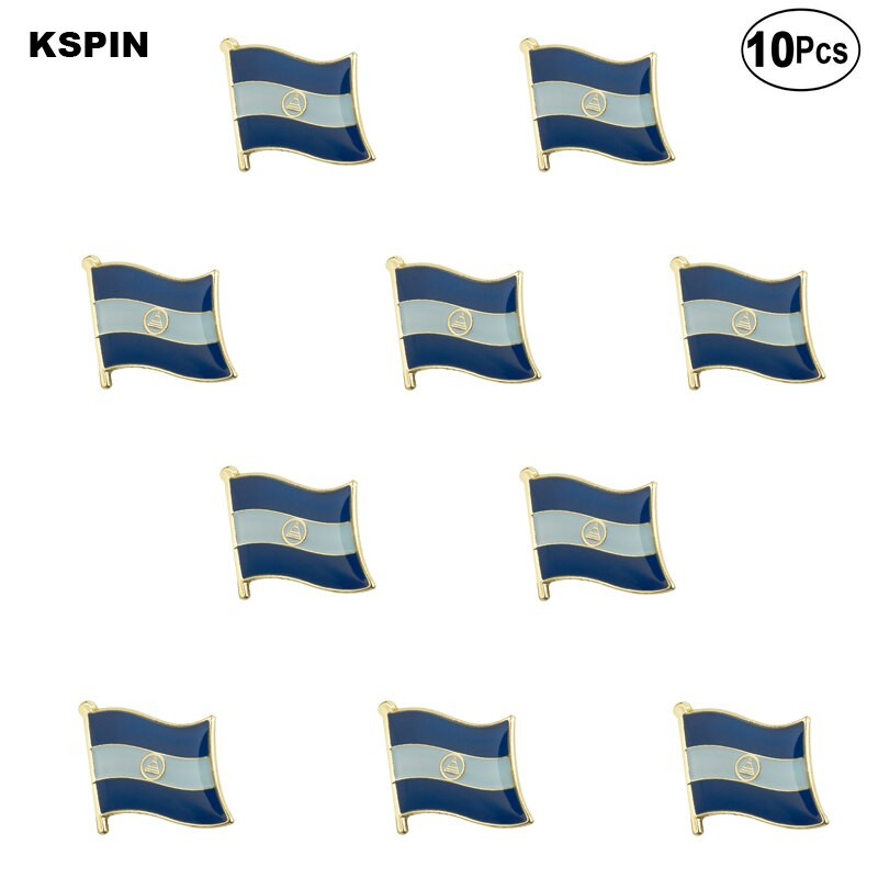 10 tk. partii Nepali lipp Reväärinõel Lipumärk Pross Nõelad Märgid