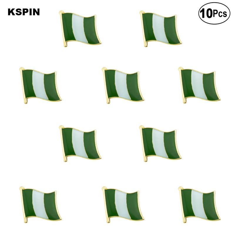 10 tk. partii Nepali lipp Reväärinõel Lipumärk Pross Nõelad Märgid