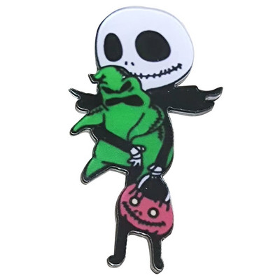 1 KOM Horror simulacija duhova američka anime značka Harajuku akrilna igla broš za pregaču šal odjeća kolekcija suvenira