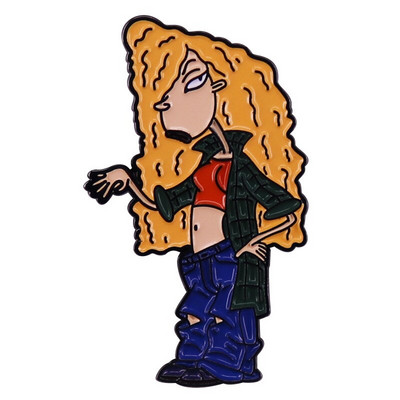 AD2117 Cute Rabbit Cartoon Αστείες μεταλλικές καρφίτσες με κουμπιά από τζιν μπουφάν Καρφίτσα κοσμήματος Διακοσμητικό σήμα για καρφίτσες για ρεβέρ ρούχων