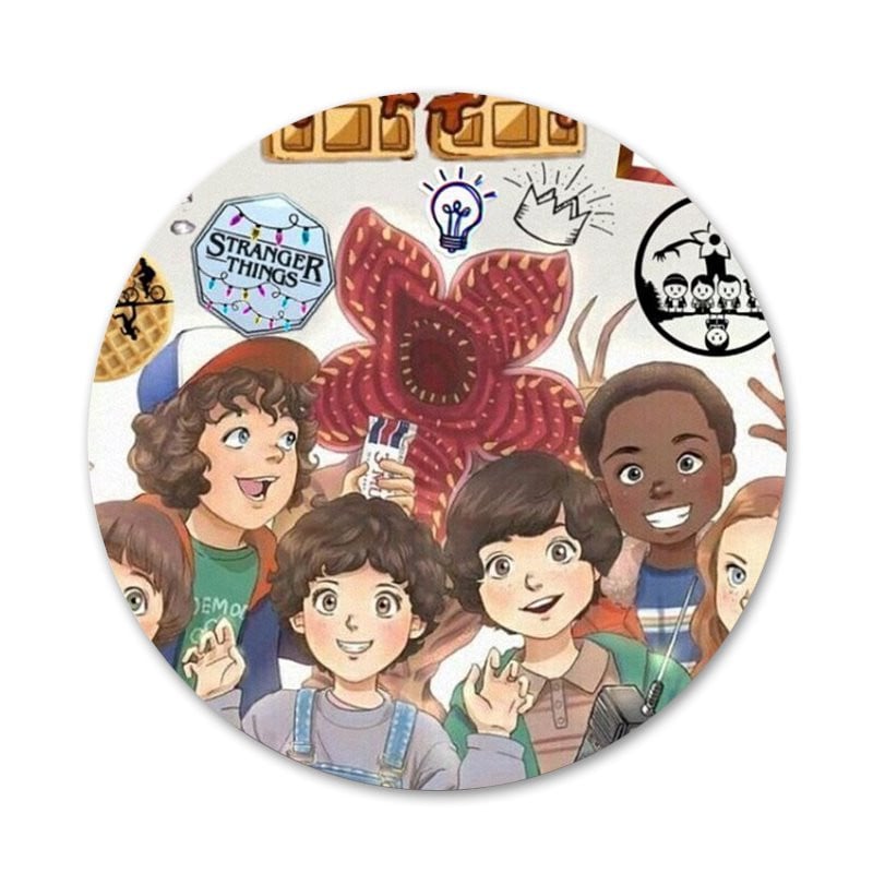 Cartoon Stranger Things Badge Καρφίτσα Αξεσουάρ καρφίτσας για Ρούχα Δώρο Διακόσμηση σακιδίου πλάτης